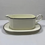 Vintage Noritake Troy Gravy Boat & Underplate Ivory Elephant Delicate Quality. Fixed Price $38.21.