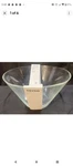 Ikea Trygg Discontinued 11 Round Serving Bowl 201.324.53 Clear Glass Modern New. Fixed Price $32.95.