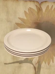 Sysco Beige Tan Dessert Bread & Butter Plates Side Dish Melamine Set Of 4 New. Fixed Price $19.99.