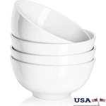 Ceramic Bowls Set Of 4 Versatile Deep Soup Cereal Salad Noodle Kitchen Dining Us. Fixed Price $30.30.
