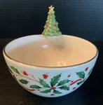 Lenox Holiday Tree Figural Bowl 5.5" Candy Christmas 893505 Nwt. Fixed Price $19.99.