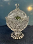 Shannon Crystal Freedom 2903 Covered Candy Dish By Godinger With Original Box. Fixed Price $21.74.