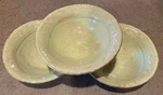 Vietri :: (3) Bellezza Cereal/soup 1/4 X 7 1/2 Bowls Celedon Green Italy. Fixed Price $162.99.