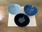 Fruit Bowls Summer Treats Dwell Six Blue Ceramic Snacks Condiment (3). Fixed Price $15.00.
