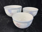 Studio Nova Y2325 Tender Bloom 8 1/2", 7 1/4", 6" Mixing Bowl Set. Fixed Price $39.99.