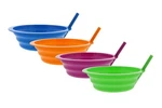 Arrow Sip-a-bowl 4-PACK Set, Built-in Straw 22-OUNCE Reusable Bowls Stop Liqui. Fixed Price $15.98.