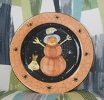 Halloween Gates Ware Laurie 11-3/4" Single Pumpkin Scarecrow Dinner Plate. Fixed Price $26.00.
