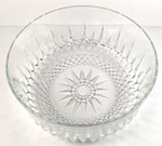 Arcoroc Usa Diamond Cut Crystal Glass Large Serving Bowl, 3 Qt. Fixed Price $24.99.
