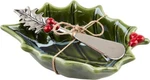 Mud Pie Home Holly Tidbit Dip Candy Nut Bowl Spreader Christmas Set. Fixed Price $24.99.
