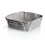 Blomus Delara Bread Basket, Lg Taupe, Chrome Plated Steel Wire, Cotton - 63668. Fixed Price $47.95.