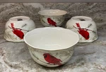 Soup Bowls Holiday Wishes 222 Fifth. Set Of 4. Porcelain. 6 Inch New.. Fixed Price $54.99.
