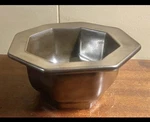 Juliska Octagon Shaped Pewter Stoneware Bowl. Fixed Price $39.95.