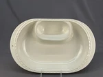 Nora Fleming Stoneware Pearl Dot Chip And Dip Oval Serving Bowl 16"X10 : Mint. Fixed Price $99.99.