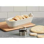 Mud Pie Farmstead 5X15'' Ceramic Biscuit Bread Bowl & Cutter Set 46000200. Fixed Price $39.99.