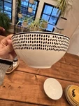 C6Y1 Navy Blue Cynthia Rowley Ceral/soup Bowl. Fixed Price $40.00.