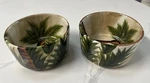 Kona By Tabletops Lifestyle Set Of 2 Cereal Soup Bowl Palm Dish Hand Painted New. Fixed Price $59.49.