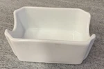 Bia White Porcelain Sugar Caddy Packet Holder. Fixed Price $20.00.