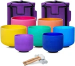 6-12INCH Color 432HZ Quartz Crystal Singing Bowls Set Of 7, For Healing Mindf.... Fixed Price $349.00.