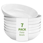 Porcelain Pasta 7 Pack 8.3 Inch Ceramic Serving Soup Salad Set. Fixed Price $25.46.