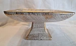 Vintage Royal Haeger Gold Tweed 22K Pedestal Bowl Mcm Compote RG-170 Usa. Fixed Price $42.99.