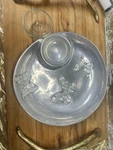 Towle Papillion Collection Chip Dip Tray Platter Shell Butterfly Inlay 13" New. Fixed Price $32.00.