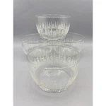Vtg Libbey Frosty Pines Glass Bowls Set Of 4 Trees Winter Christmas. Fixed Price $35.89.