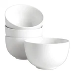 Dowan 5 8 Deep Soup Cereal BOWLS-30 Ounces Large Set Of 4 For Kitchen-whit. Fixed Price $35.96.