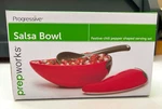 Nib Progressive Prep Works Salsa Bowl 3-PIECE Serving Set- Lid Spoon. Fixed Price $14.00.