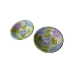 Gibson Elite Yellow Blue Red Floral Hand Painted 8" Cereal Soup Bowl Set Of 2. Fixed Price $19.97.