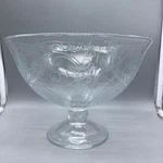 Southern Living At Home Victoria Pressed Glass Footed Serving Bowl 10" #40590. Fixed Price $19.99.