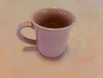 Pfaltzgraff Filigree Pink Large Stoneware Coffee Mug Cup Vguc!. Fixed Price $11.50.