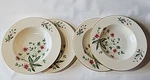 Set Of 4 Lenox "country Garden" Rimmed Soup Bowls 8.25" Flowers Gold Band Vtg. Fixed Price $49.99.