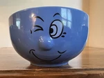 Vtg Living Ware Funny Silly Face Blue 3D Protruding Nose Ceramic Bowls Lot Of. Fixed Price $19.00.