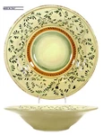 Crate & Barrel Emilia 14" Round Serving Pasta Bowl Italian Pottery Italy 637-359. Fixed Price $59.95.