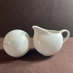 Mikasa Global Cuisine White Sugar Bowl And Creamer Discontinued!. Fixed Price $20.00.