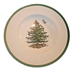 Set Of 12 Spode Christmas Tree Salad Soup Dessert Large 9 Inch Bowl Dish. Fixed Price $99.99.