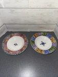 The Sweet Shoppe By Sango Sue Zipkin Bowls Lot Of 2 Cranberry Twirl Pecan Pie. Fixed Price $18.21.