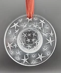 Lalique France Crystal Christmas Ornament Stars/planet Constellation 1994 W/box. Fixed Price $65.00.