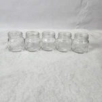 Mason Jar 'cheers' (embossed) 2 Ounce Shot Glasses - 5 Piece Set. Fixed Price $9.95.