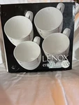 Lenox Entertain 365 Sculpture Confetti Set Of 4 Mugs New The Box. Fixed Price $22.00.