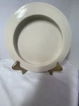 Vintage Hard Stone Pottery Usa Flat Rim 9 Pasta /soup Bowls Set Of 4. Fixed Price $29.00.