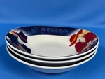 3 Sango Cafe Americana 4911 Oval Cereal Soup Bowls. Fixed Price $16.95.