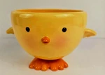 Nwt Hallmark Yellow Ceramic Chick Bowl/candy Dish/planter. Fixed Price $18.00.