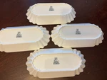 Fortessa Fortaluxe Olive Plates Fruit Trays Side Dish Super White Set Of 4. Fixed Price $29.00.