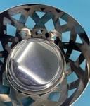 Alessi King Kong Pierced Diamond Bowl KK18 Italy Inox 18/10 3 1/2. Fixed Price $55.00.