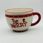 Vintage Target Christmas Be Merry Oversized Mug Soup Big Bowl Huge 56 Oz Decor. Fixed Price $18.99.