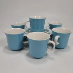 Vtg Mikasa 15 00 Cera Stone Blue Coffee Tea Cup & Saucer Made In Japan 13 Pcs. Fixed Price $45.49.