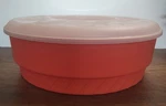 American Maid Orange Round Chip And Dip Tray P-00558 Made In Usa. Fixed Price $16.99.