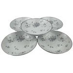 Noritake Suzette Coupe Soup Bowls Set Of Vtg 5803 Lavender Floral 7 1/4" Japan. Fixed Price $37.99.