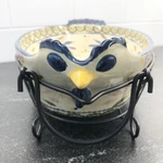 Ovenware Casserole Dish Farmhouse Modern Temptations Tara 1.0 Qt. & Wire Basket. Fixed Price $18.00.